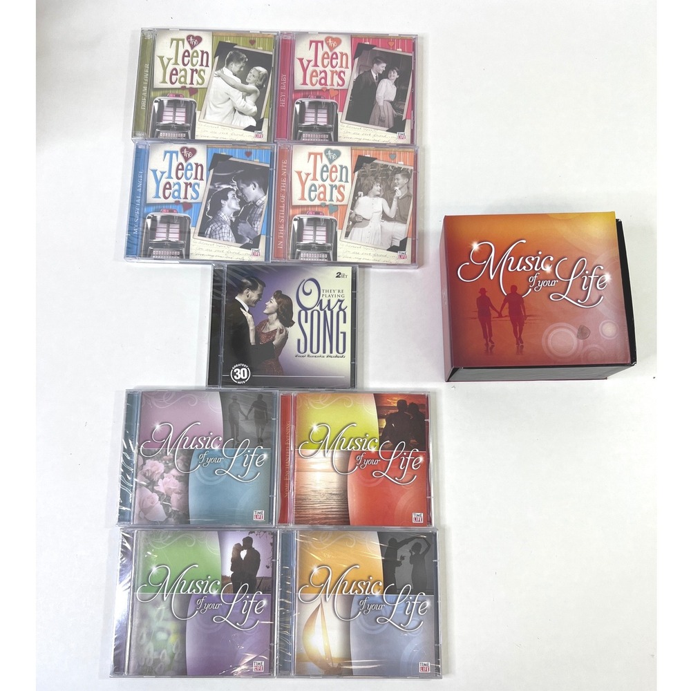 Time Life Music of Your Life Teen Years 18 CD 9 Volume Set New Sealed